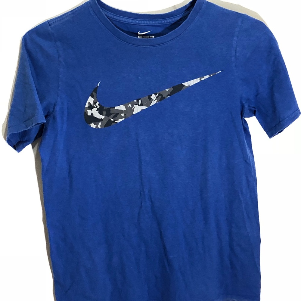 Nike Blue Boys Cotton Tshirt